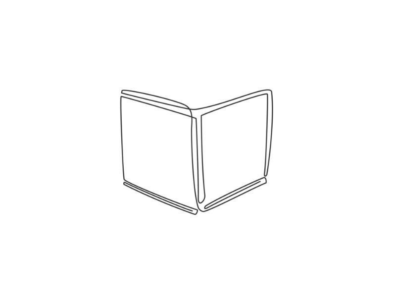 Draw A Book Standing Up