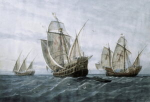 Columbus Sailed The Ocean Blue When